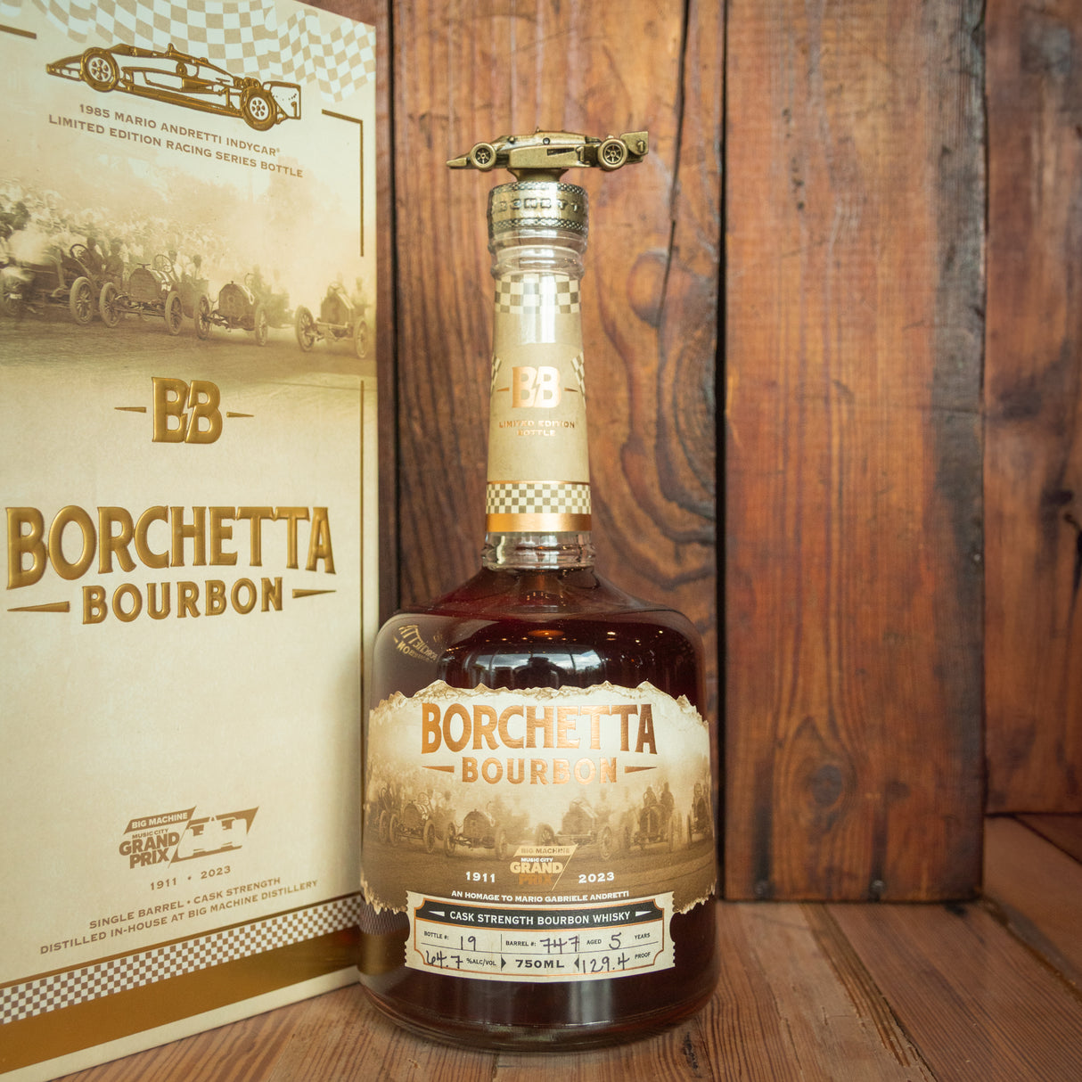 Borchetta Grand Prix Single Barrel Cask Strength Bourbon 750ml Box