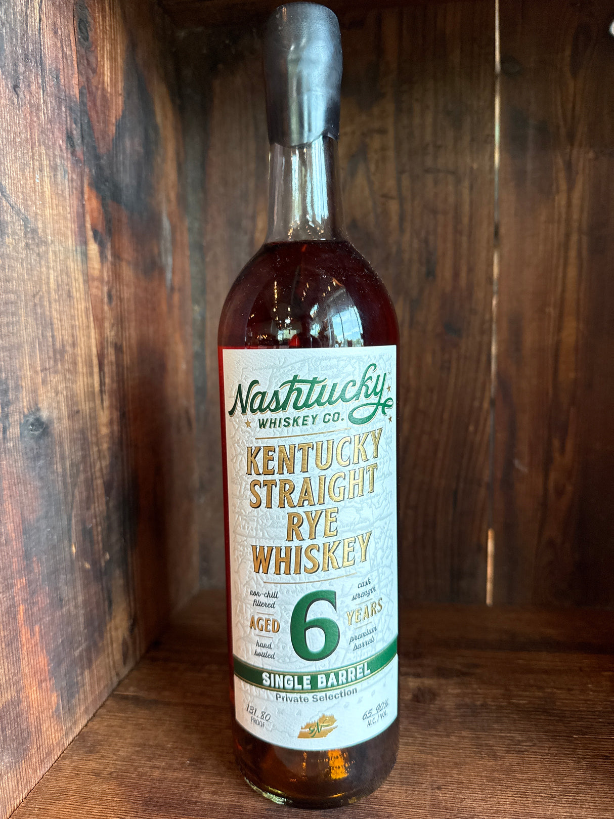 Nashtucky 6yr Single Barrel Rye 750mL