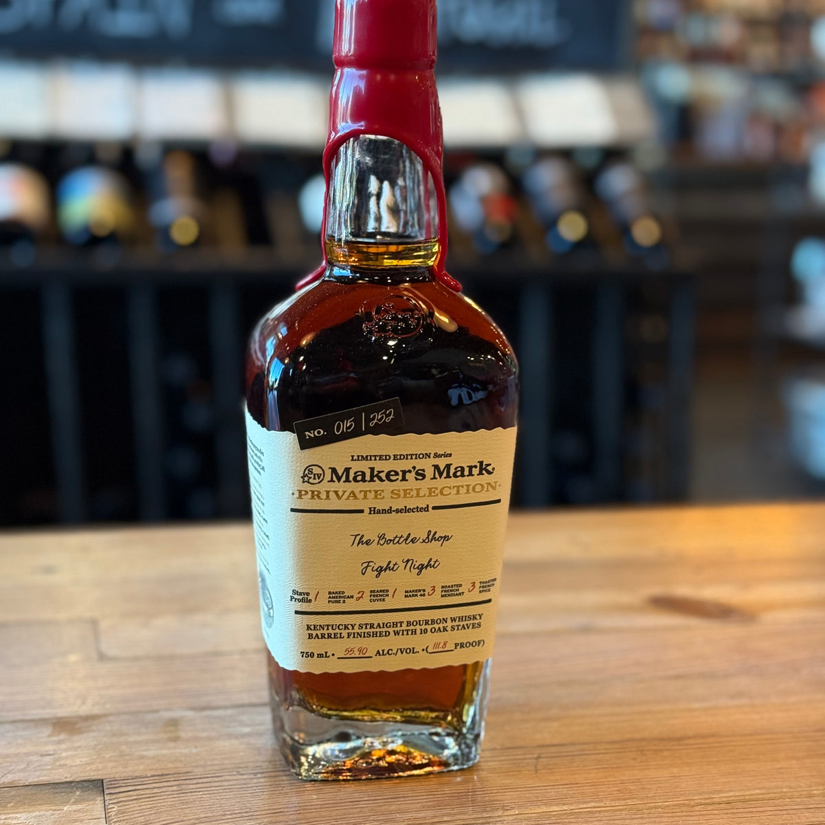 Makers Mark BSAM Private Selection Cask Strength Bourbon 750mL 
