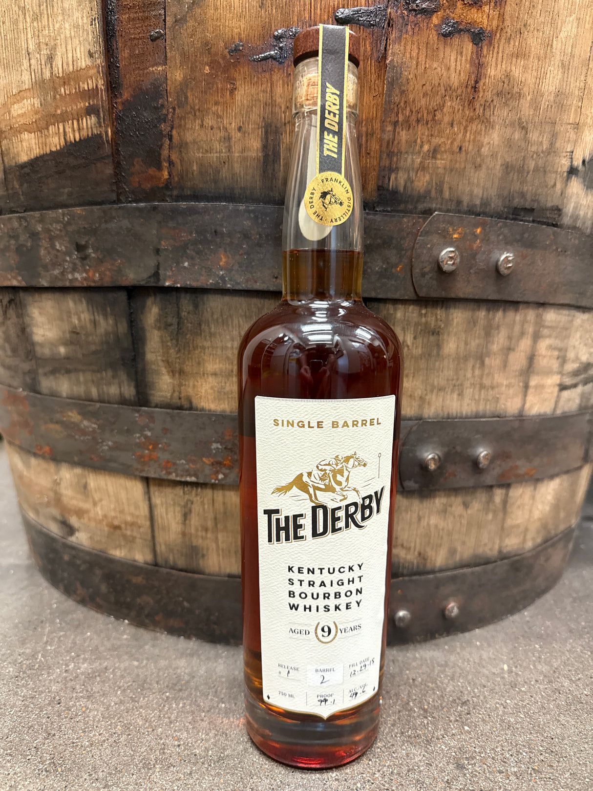 Franklin Distillery The Derby Single Barrel 9yr Whiskey 750ml