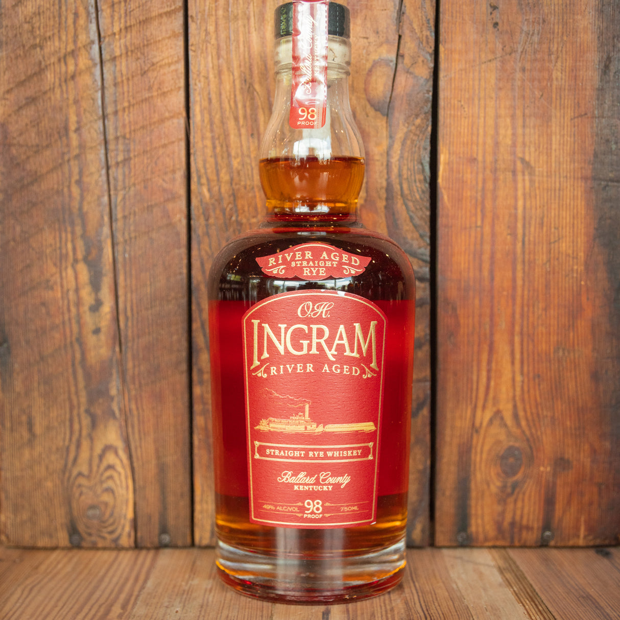 O.H. Ingram River Aged Rye Whiskey 750ml