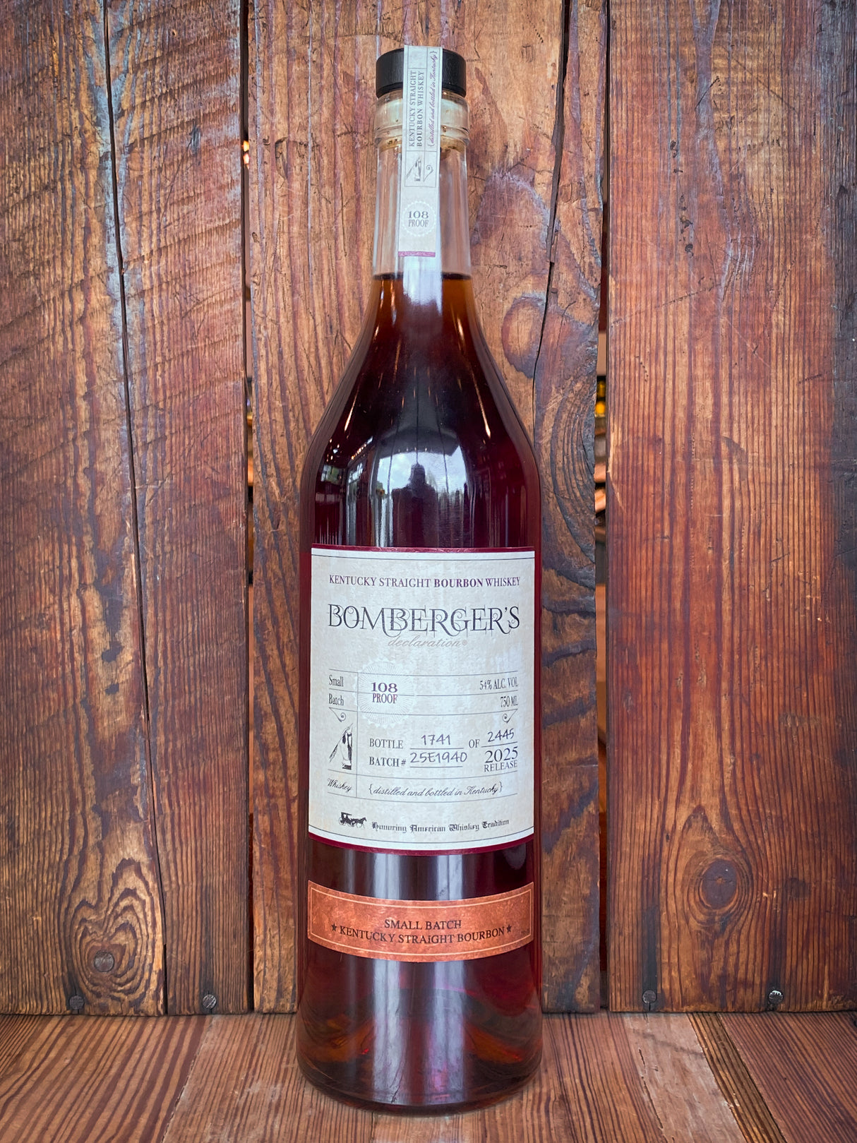 Michter’s Bomberger's Kentucky Straight Bourbon 750mL