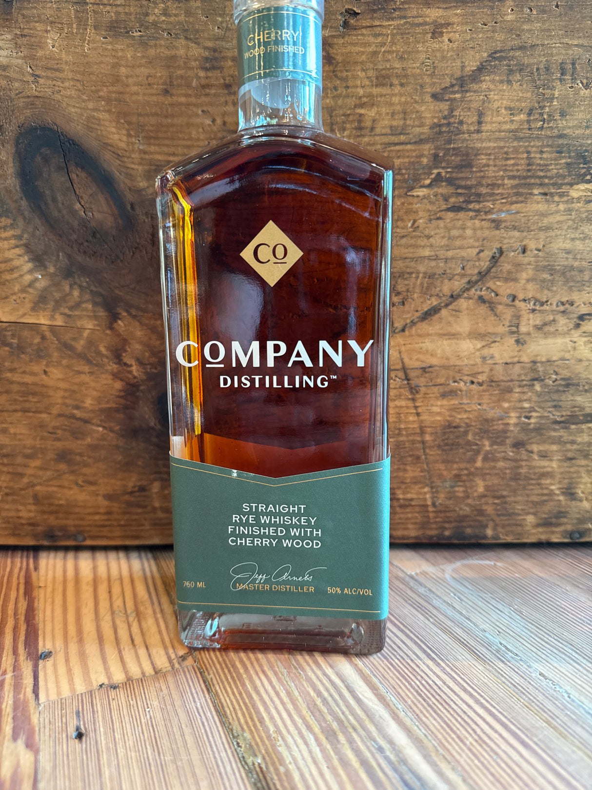 Company Distilling Rye Whiskey Finished in Cherry Wood 750mL